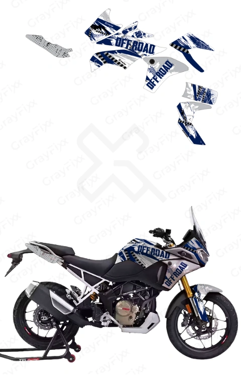Off Road Edition Full Body Sticker Compatible with RTX 300 | Made in Premium Gloss Vinyl with FPF (Fade Protection Film), Waterproof, Precut Sticker, Pack of 1